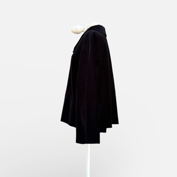 Talbots Velvet Button Front Jacket in Blue Size 12 - Picture 6 of 10